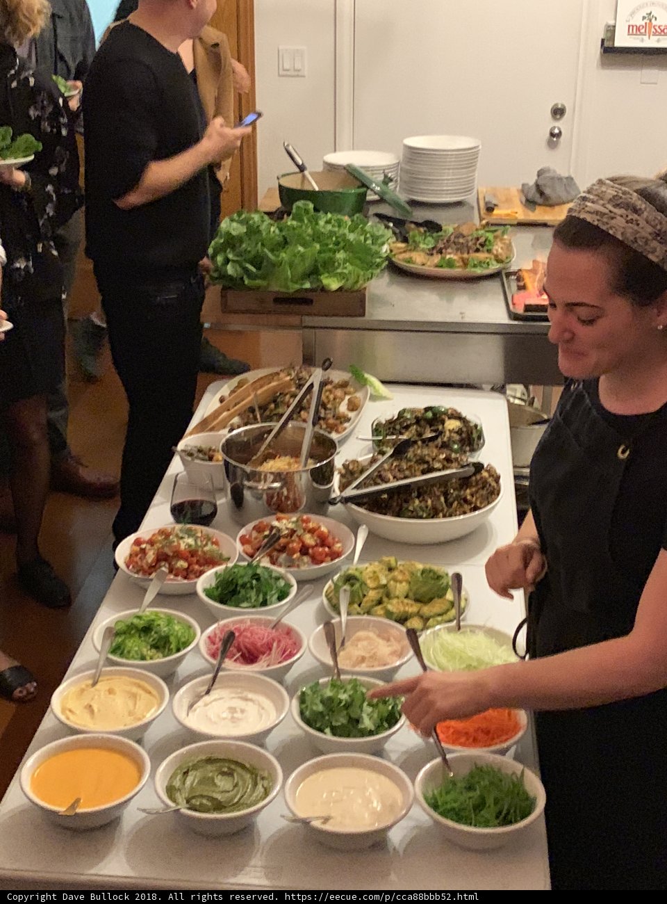 Lunchtime Buffet Preparations