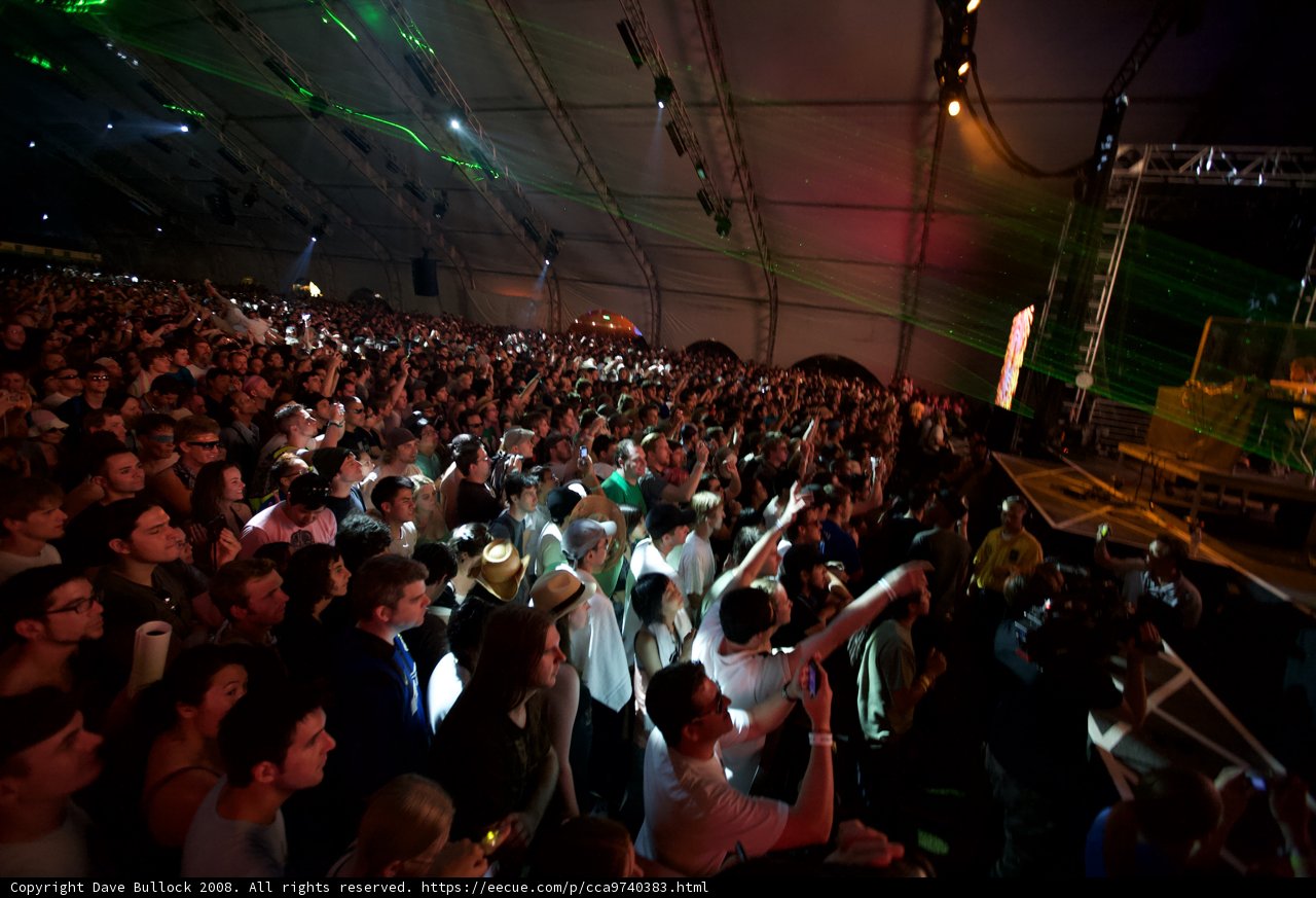 Green Lights and a Sea of Fans