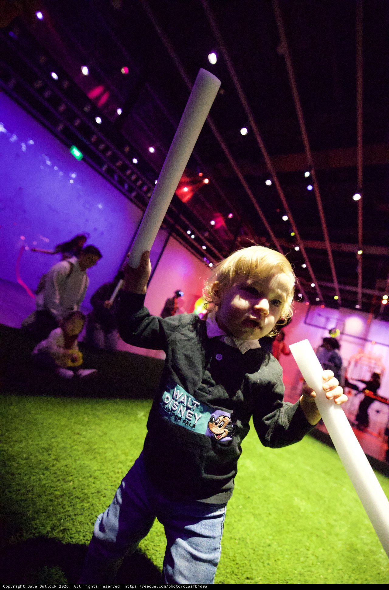 Toddler's Joyful Moment at Baby Rave Event