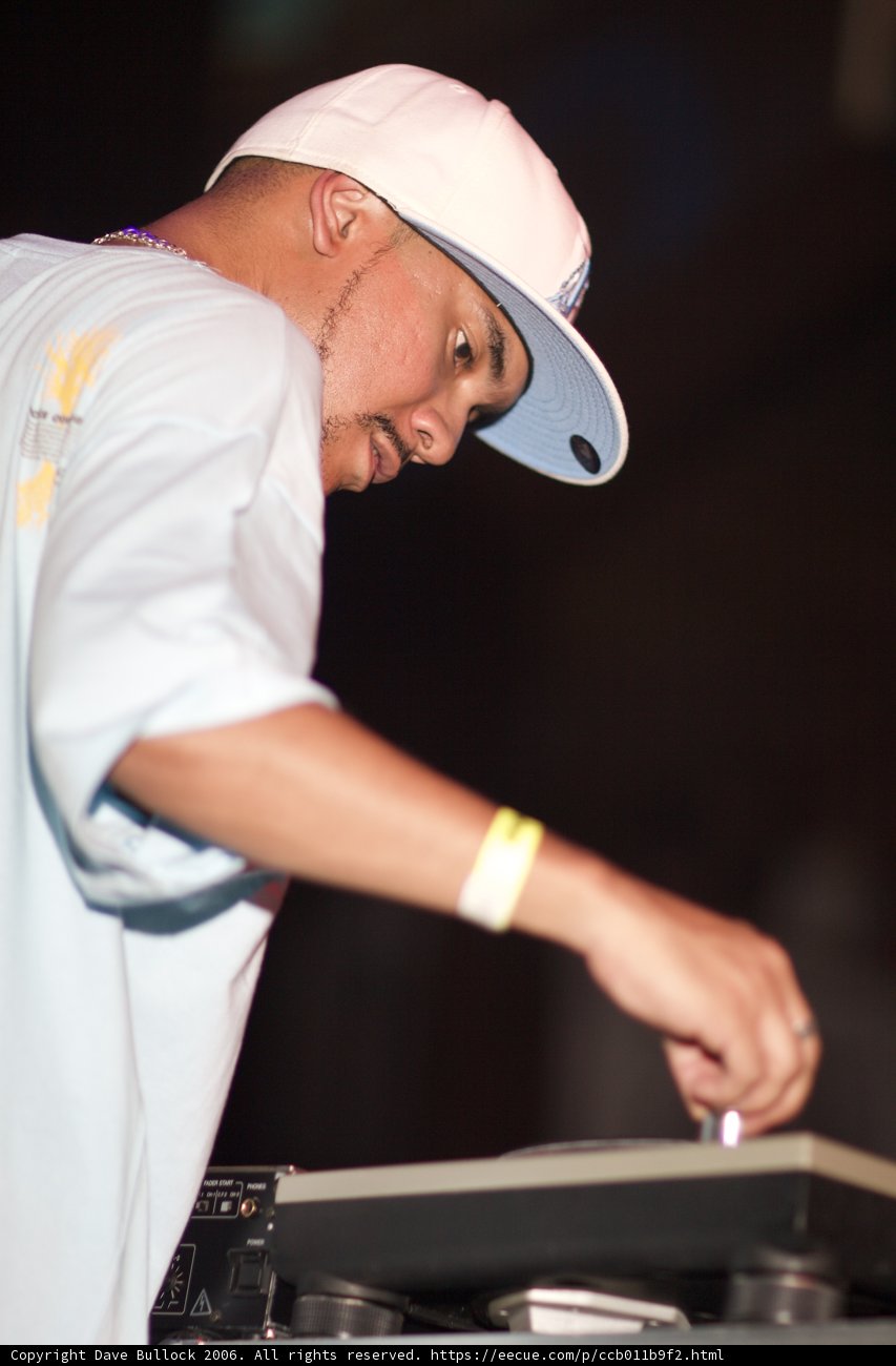 Deejay Craze in his signature cap