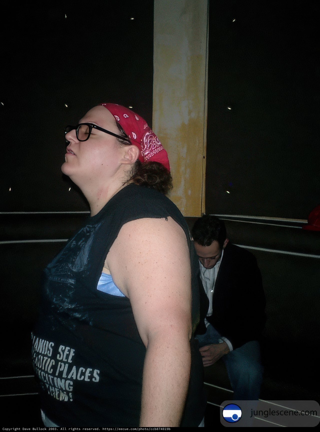 Heather K and the Man in the Baseball Cap