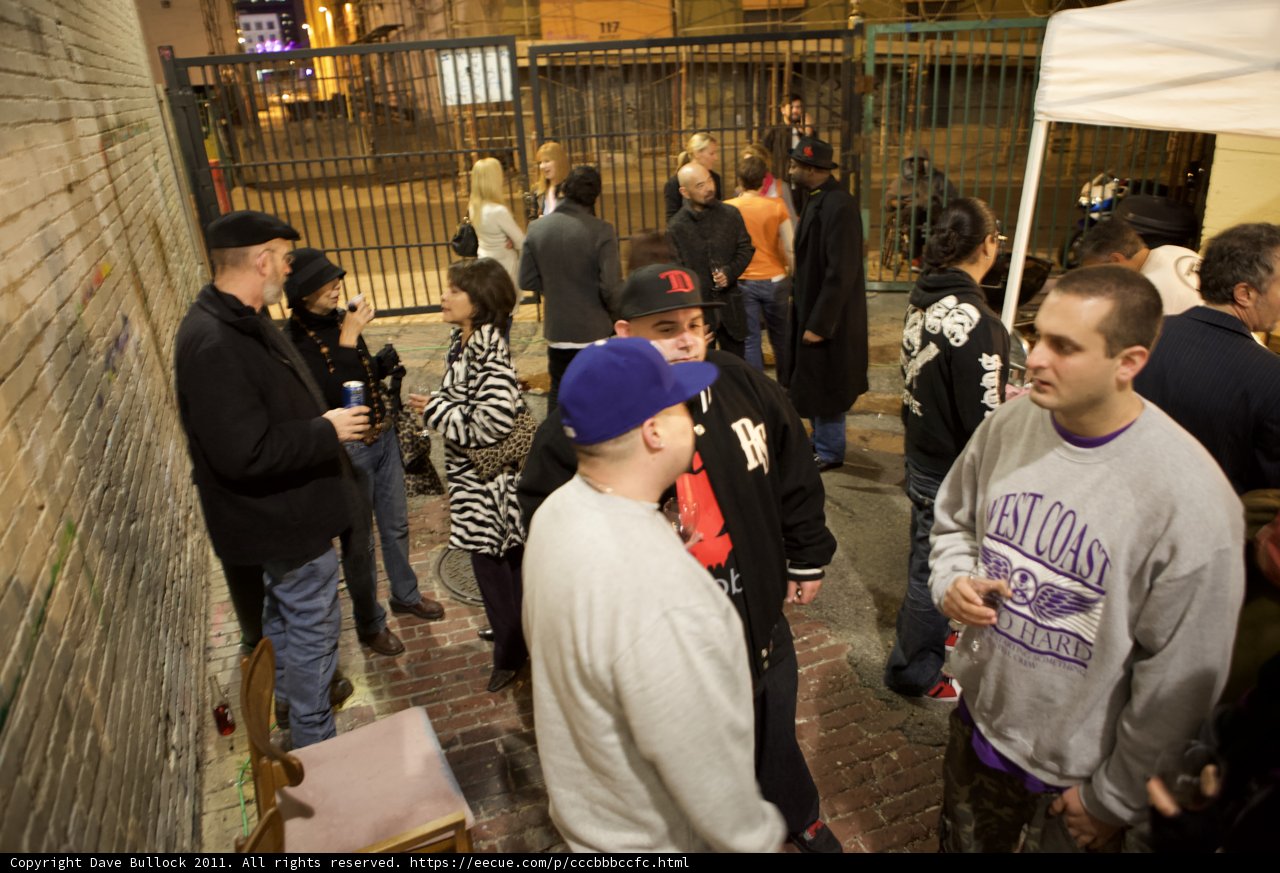The Wall Crowd at Plata Wine Party