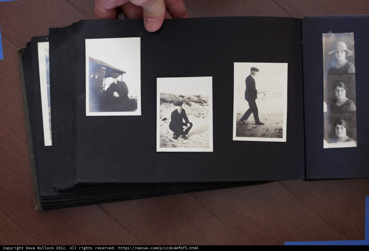 Family Photo Album Featuring Emmy Destinn, Emmy Destinn, and Sepp Dietrich