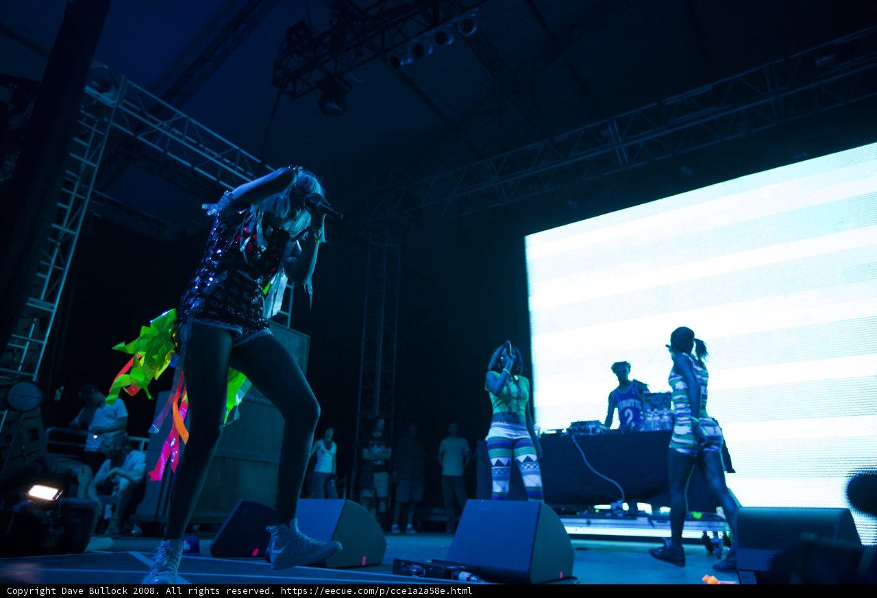Colorful Stage Performance at Coachella