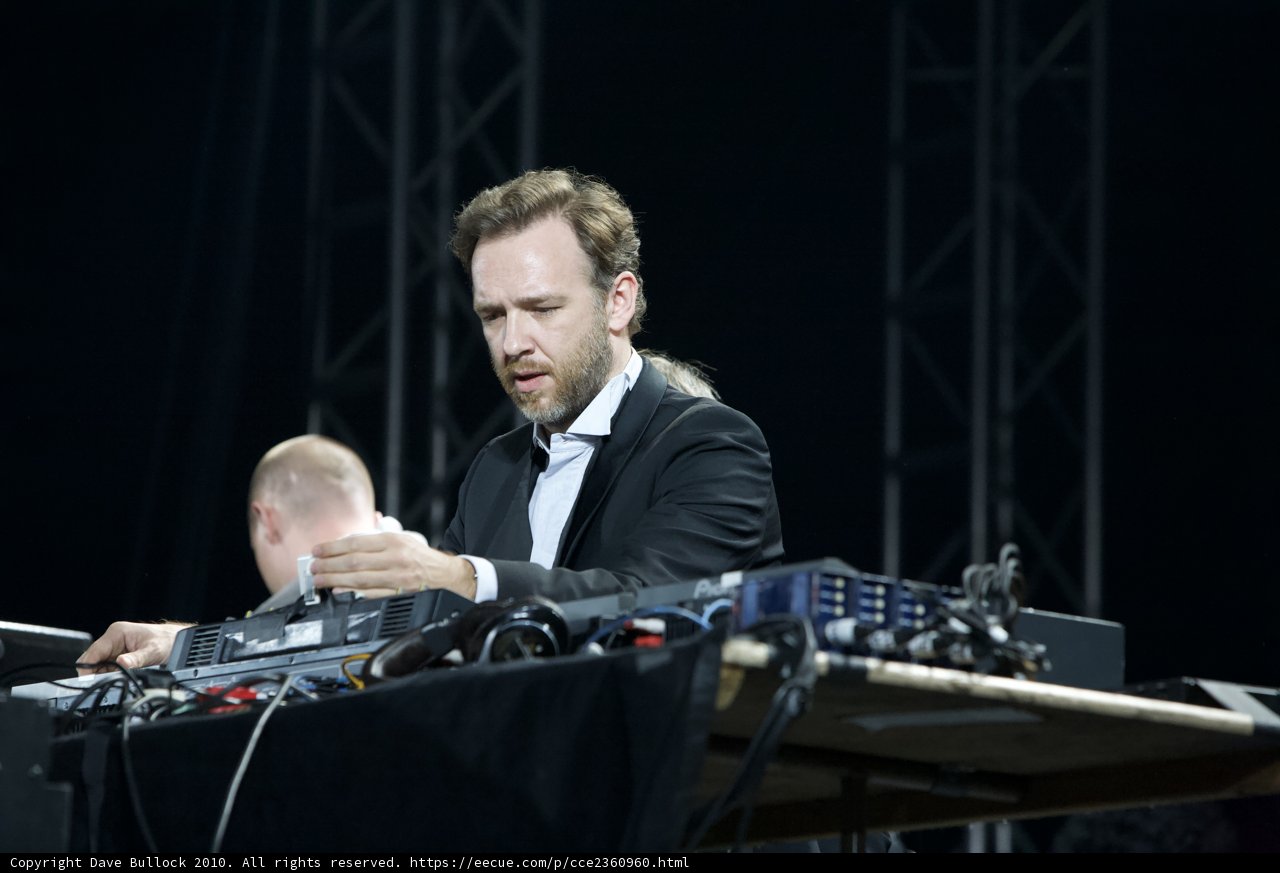 Suited Up DJ Takes Center Stage at Coachella