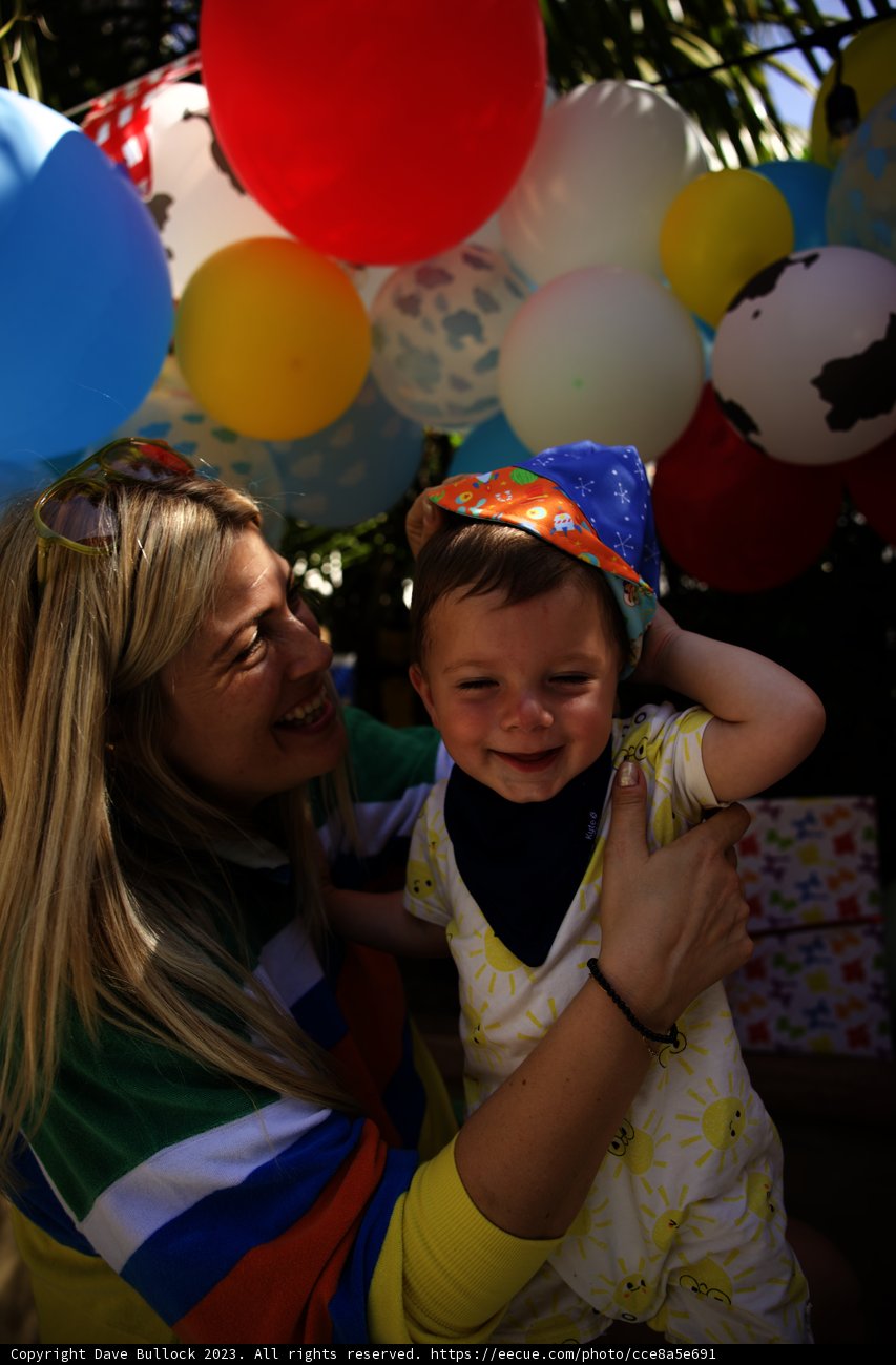 Wesley's Balloon-Filled First Birthday Celebration