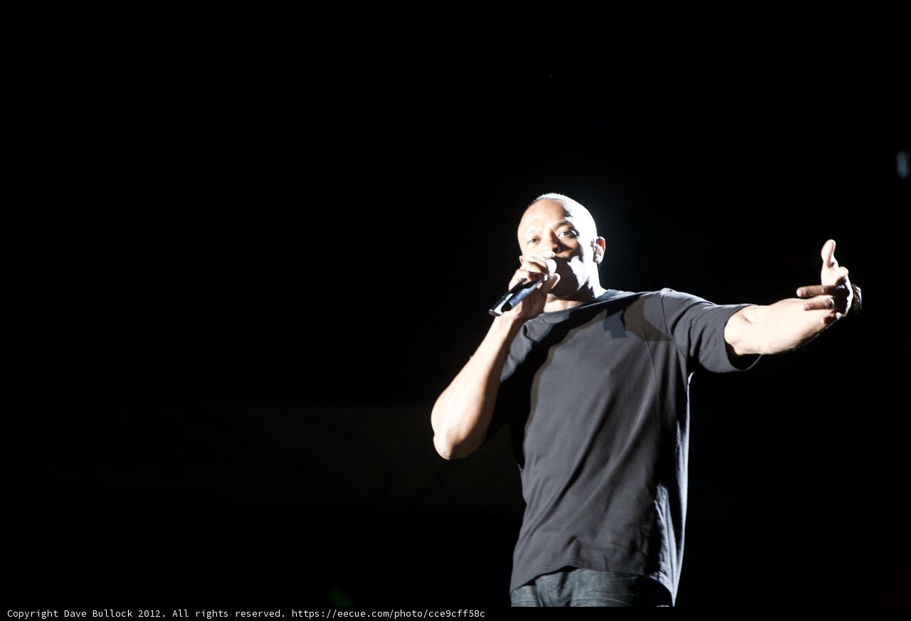 Dr. Dre Takes the Stage