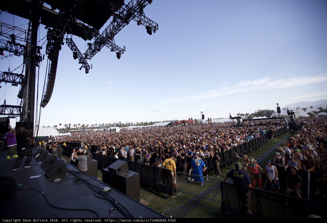Coachella Sunday Concert Crowd