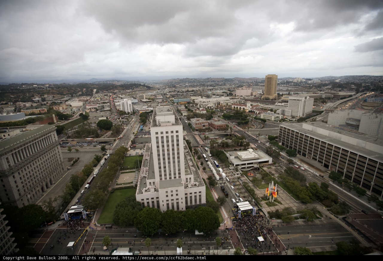 City of Angels from Above