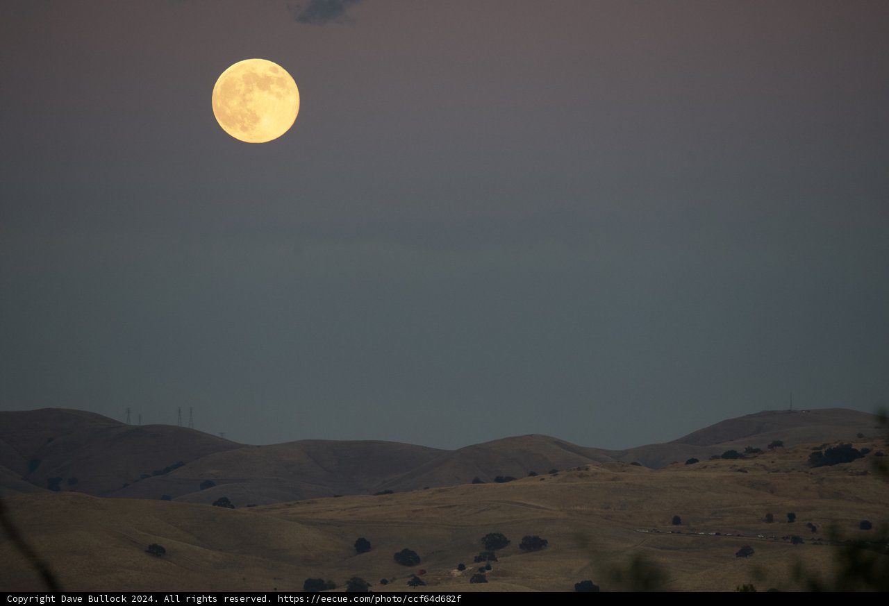 Lunar Majesty Over Walnut Creek
