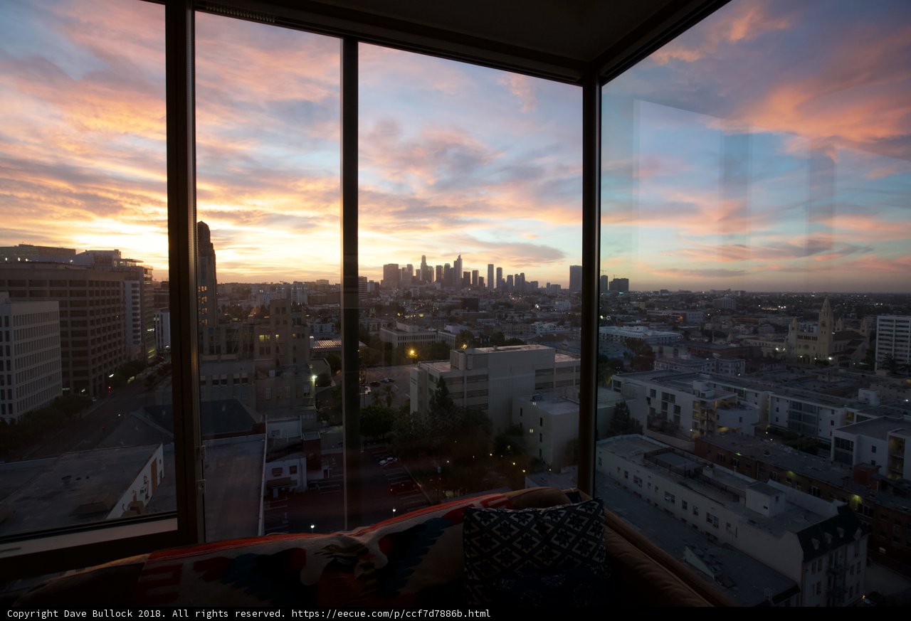 Los Angeles Skyline at Sunrise