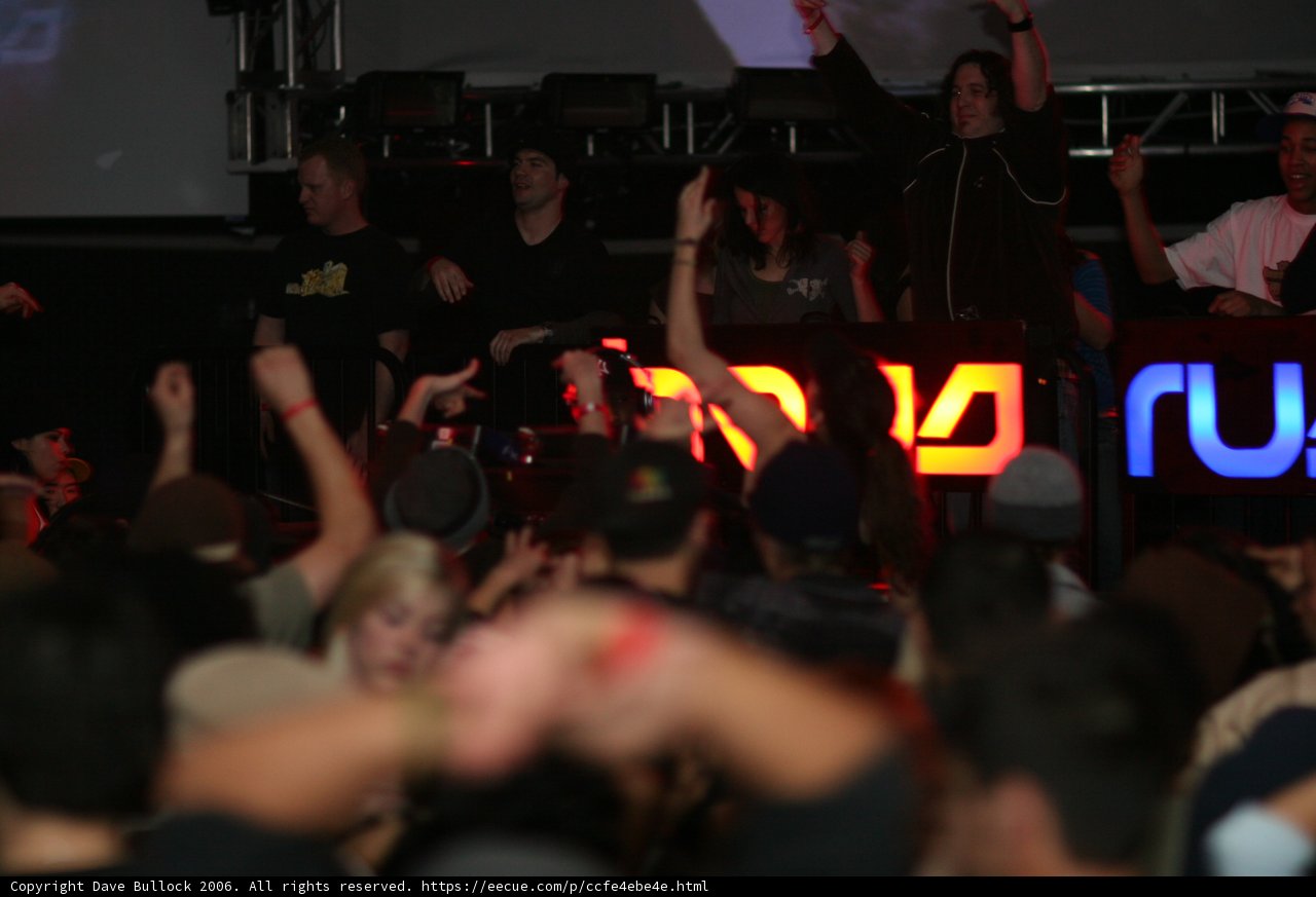 Hands Up in the Nightclub Crowd