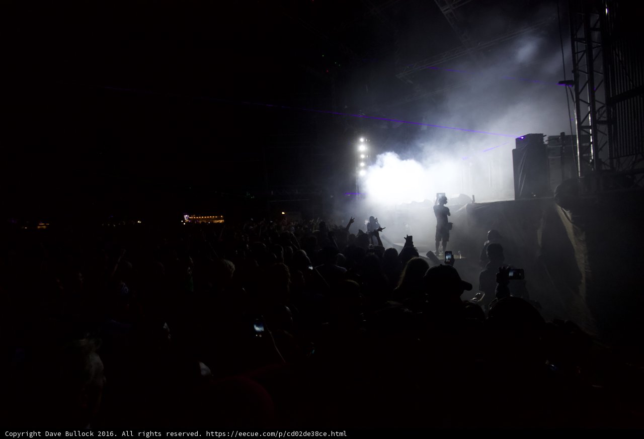 Smoke and Silhouettes at Coachella
