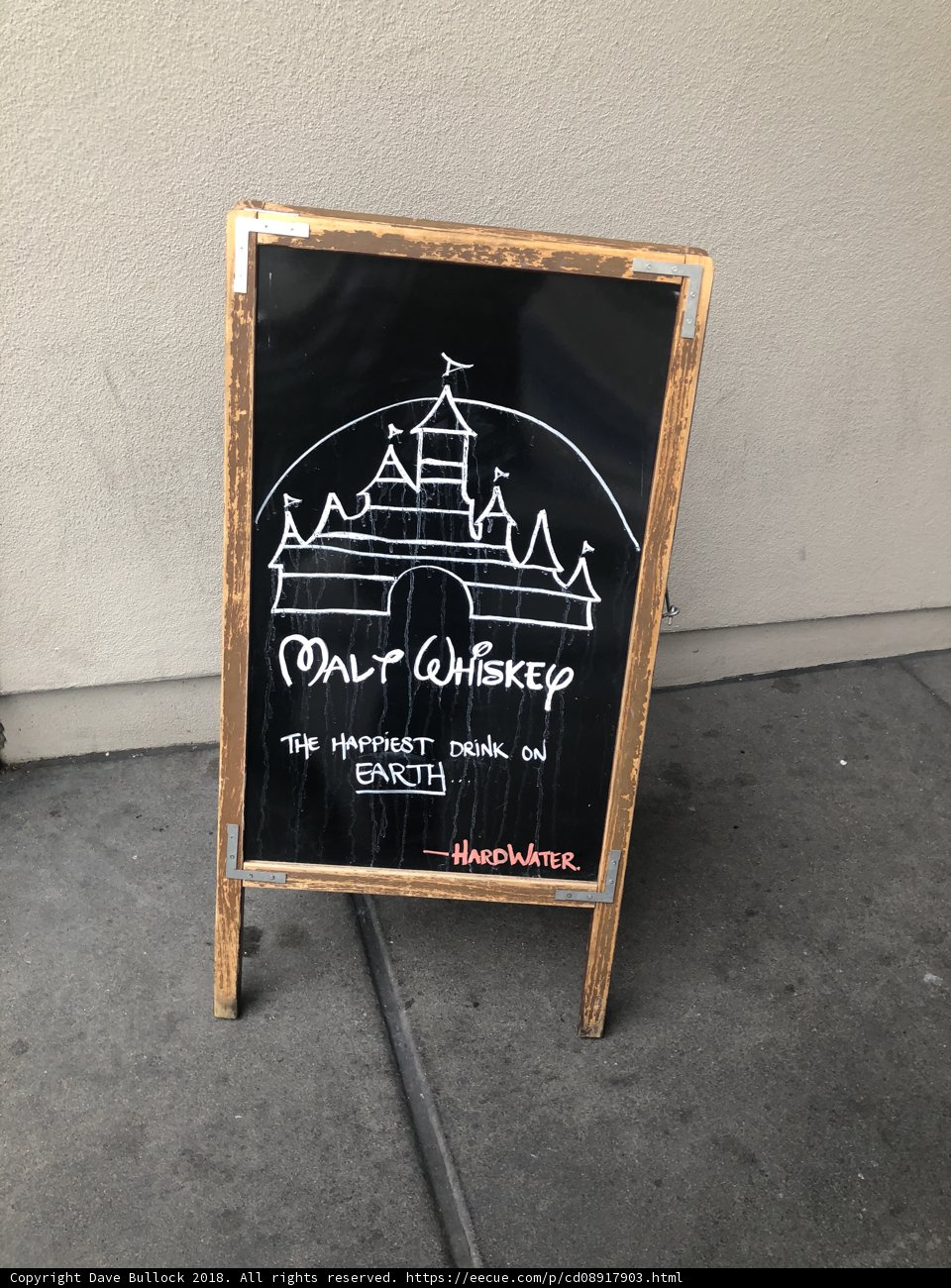 Disneyland Chalkboard Sign