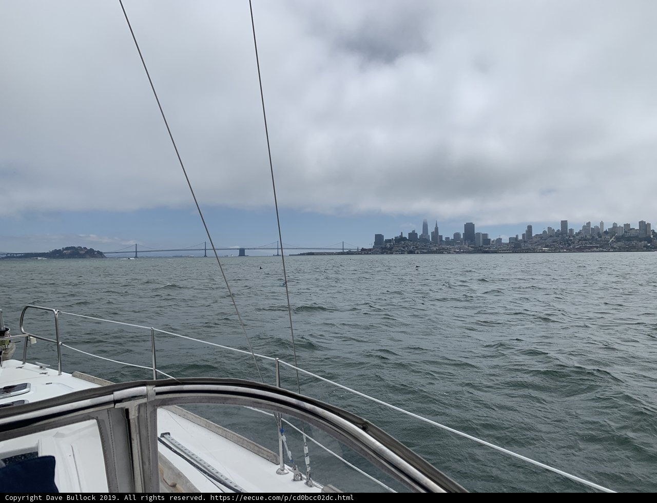 Sailing through the San Francisco Bay