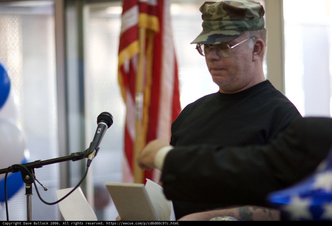 Speech by a Distinguished Man