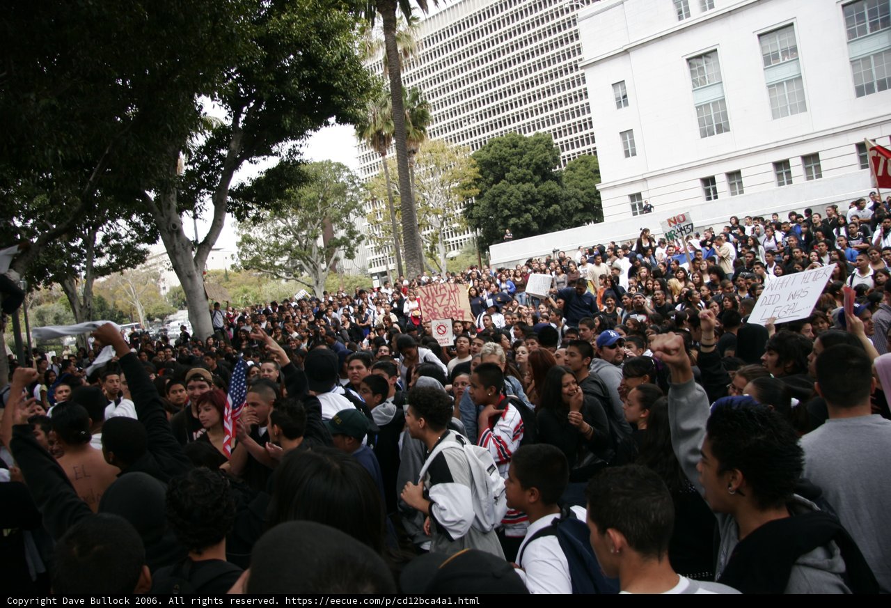 School Walkout Protest Draws Large Crowd