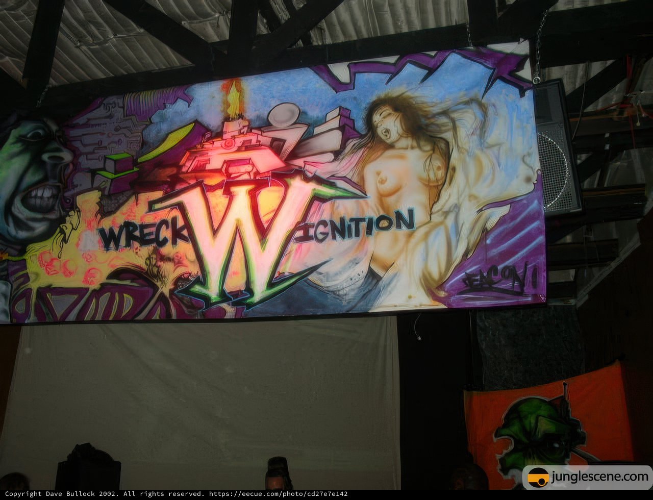 WEGA Graffiti Sign