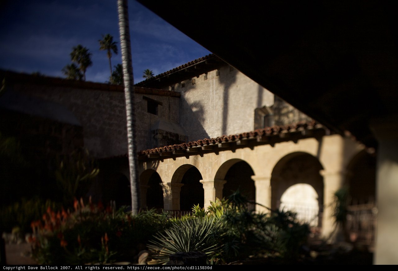 The Beautiful Courtyard of Mission San Juan Bautista