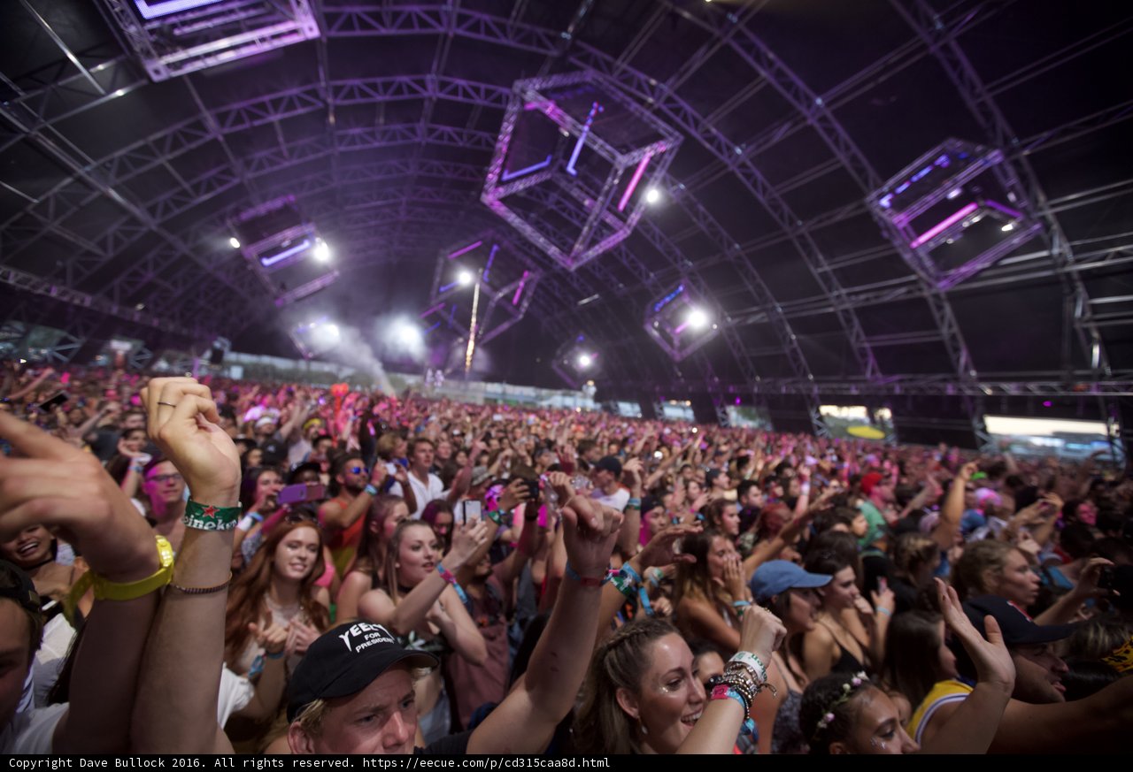 Electric Nightlife at Coachella Music Festival