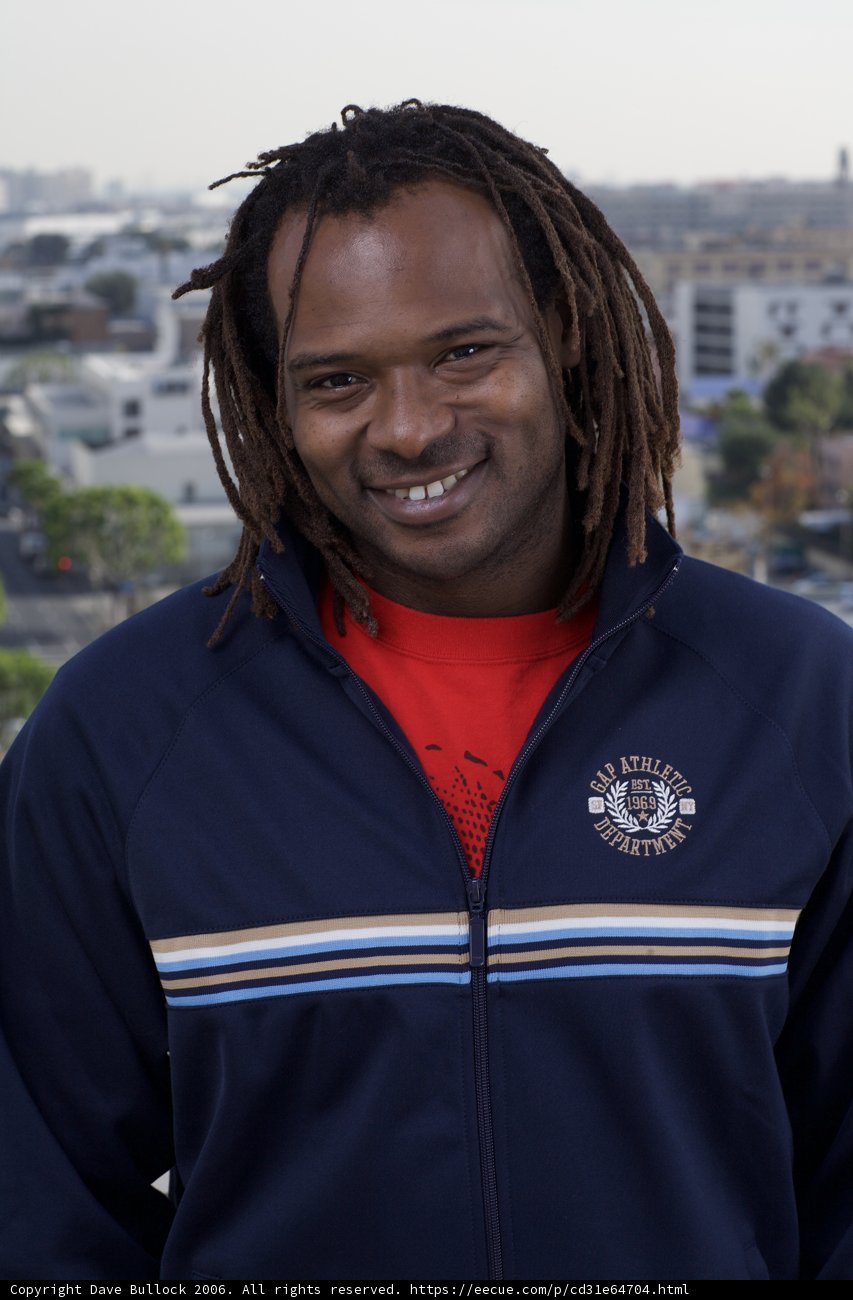 Happy James with Dreadlocks