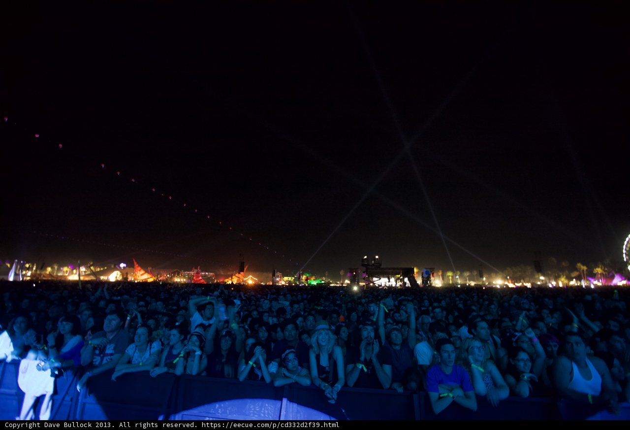 Lights and Crowds at Coachella
