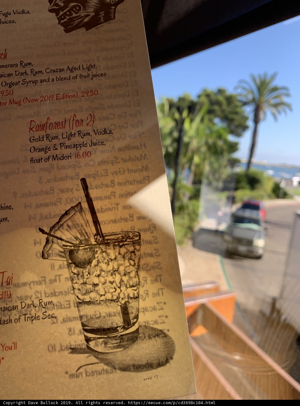 Summer Beverage Menu
