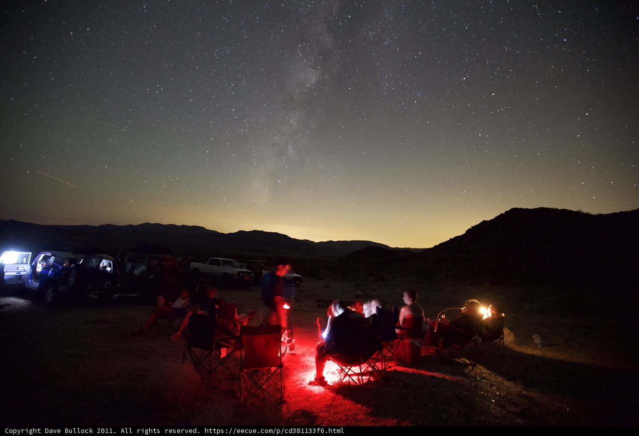 Stargazing around the Bonfire