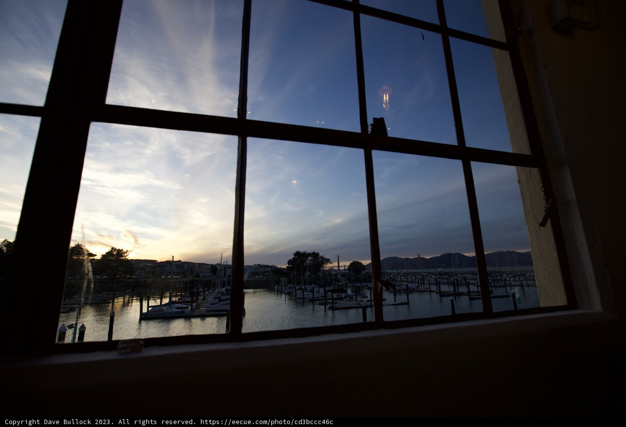 Bayview Serenity from Fort Mason Window