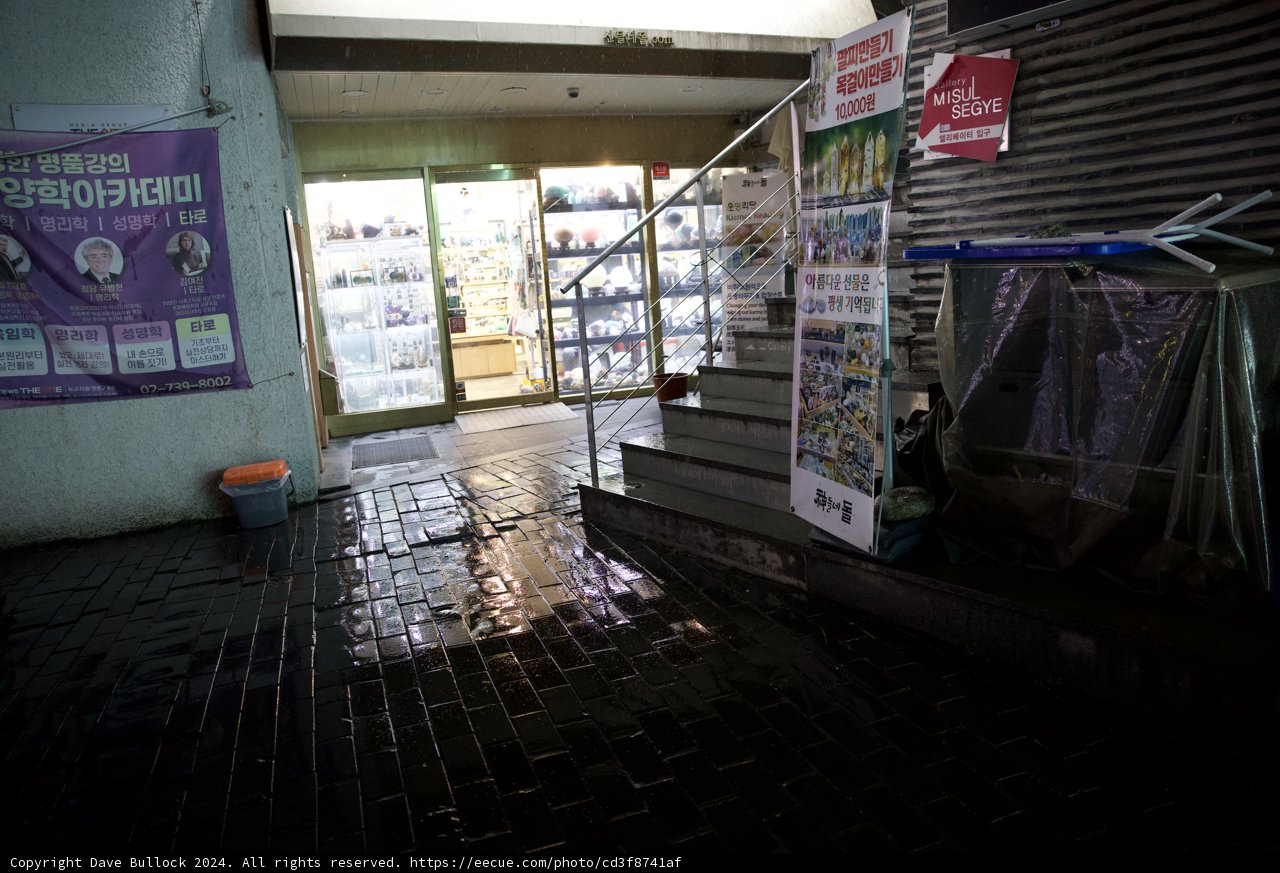 After Rain: A Glimpse of Korean Street Life
