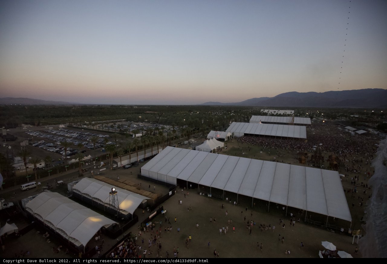 Sunset Stage View