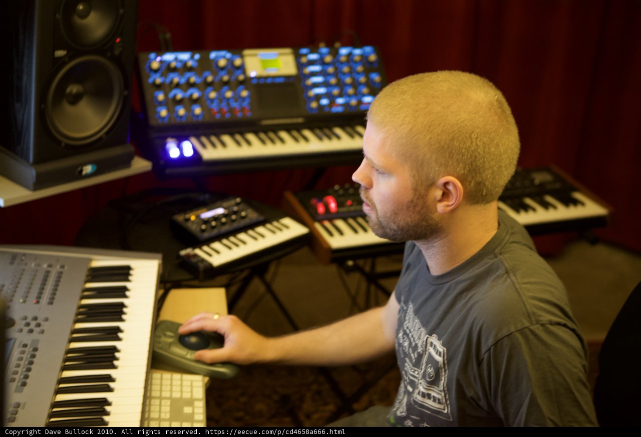 Morgan Page at the Keyboard