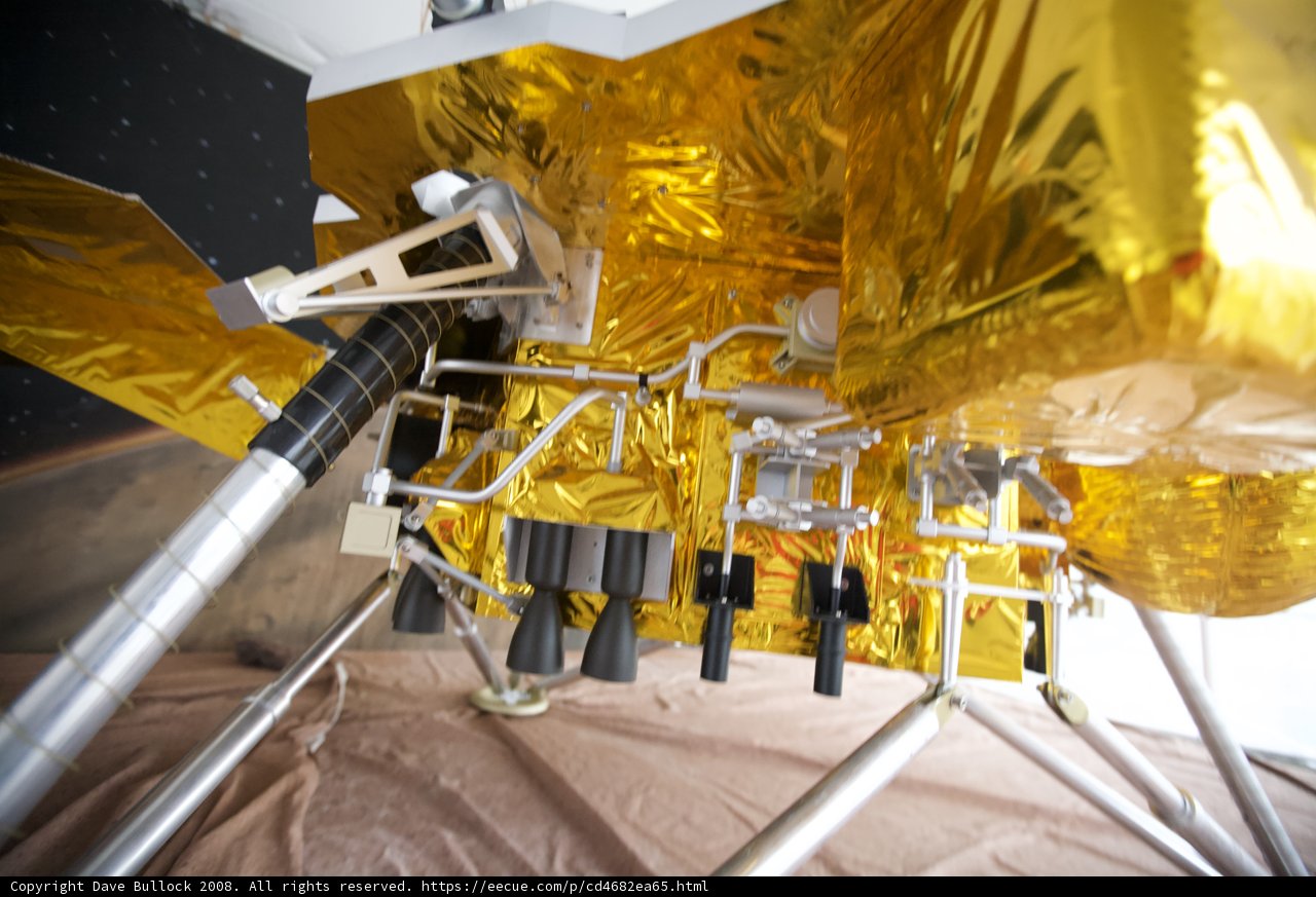 Golden Shuttle in the Outer Space