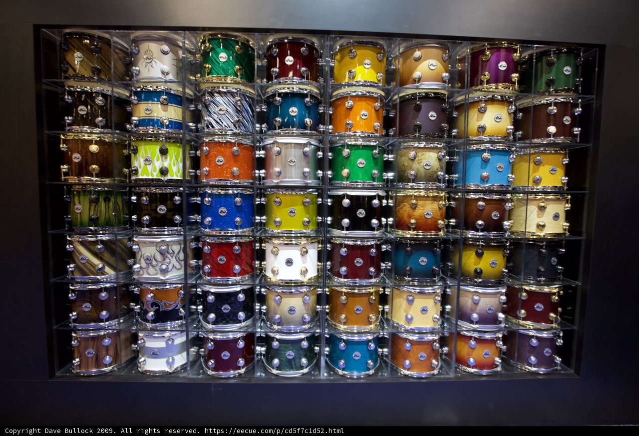 Colorful Drums Galore