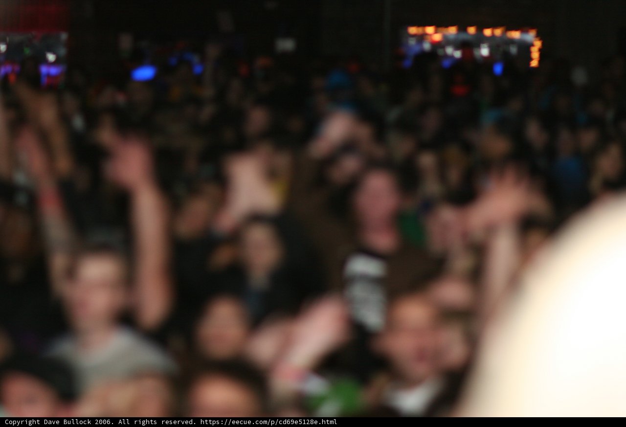 Blurry Nightlife Concert