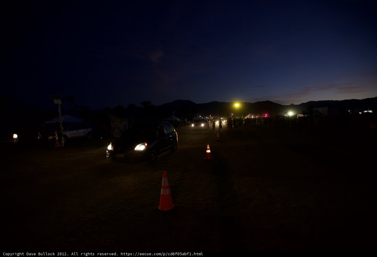 Night Time Car Parked on Tarmac