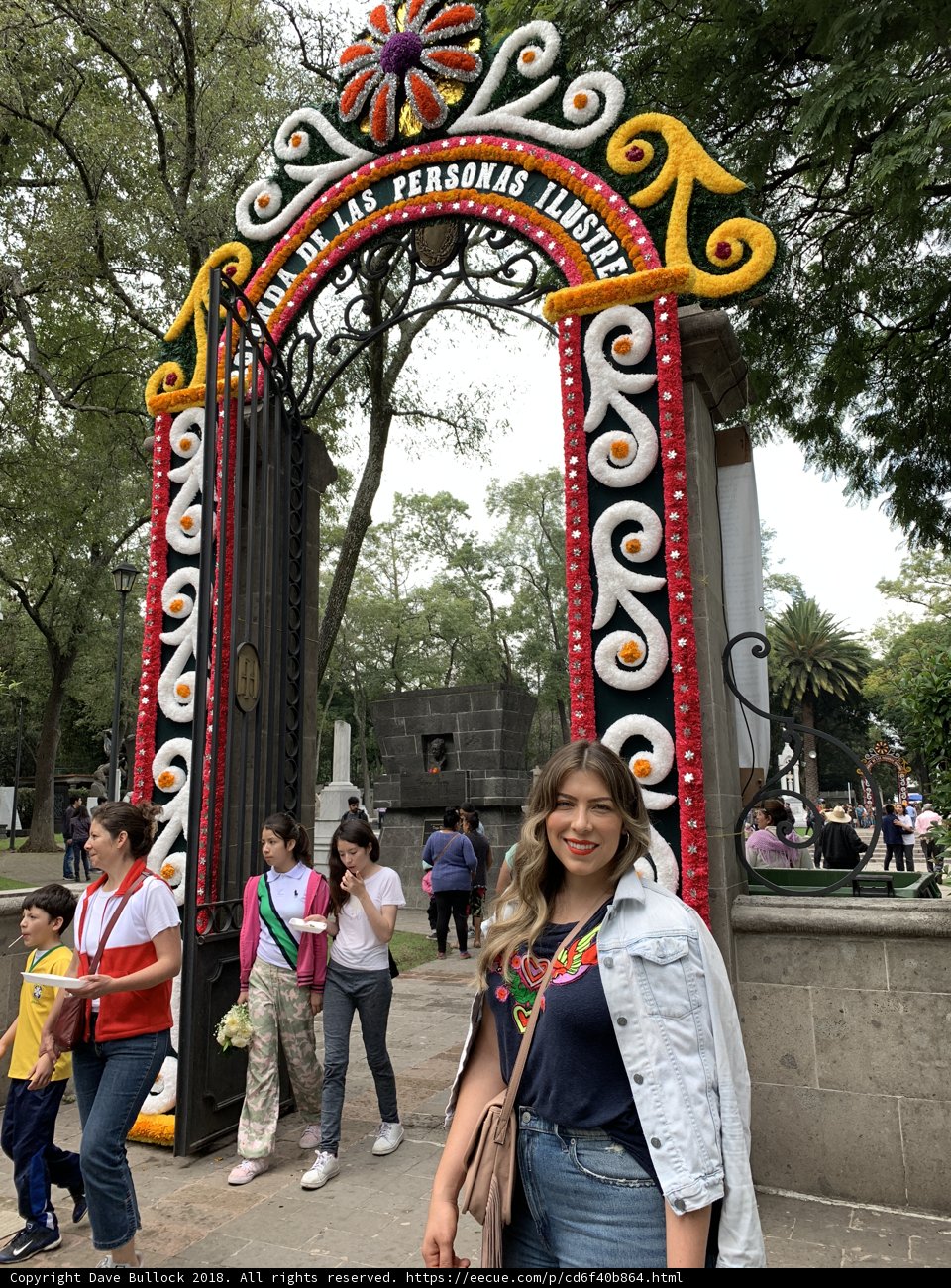 Standing Tall under the Rainbow Arch