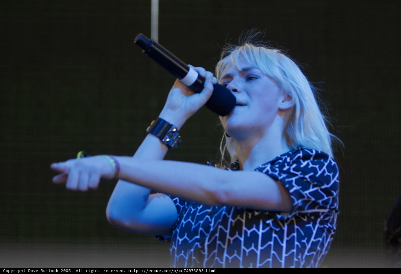 Blonde Bombshell Takes the Stage