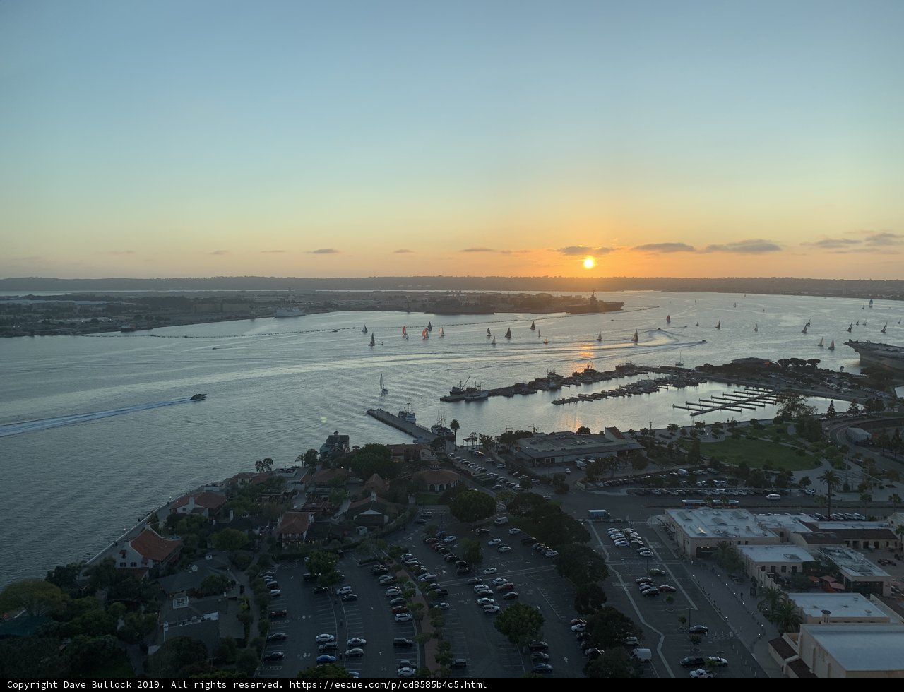 Golden Hour at the San Diego Waterfront