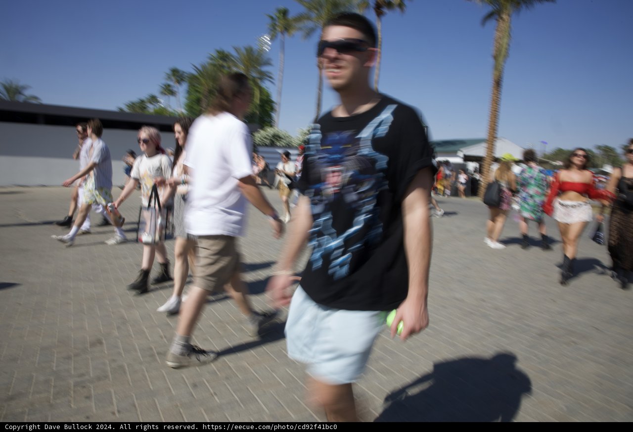 Vibrant Steps: A Snapshot from Coachella 2024