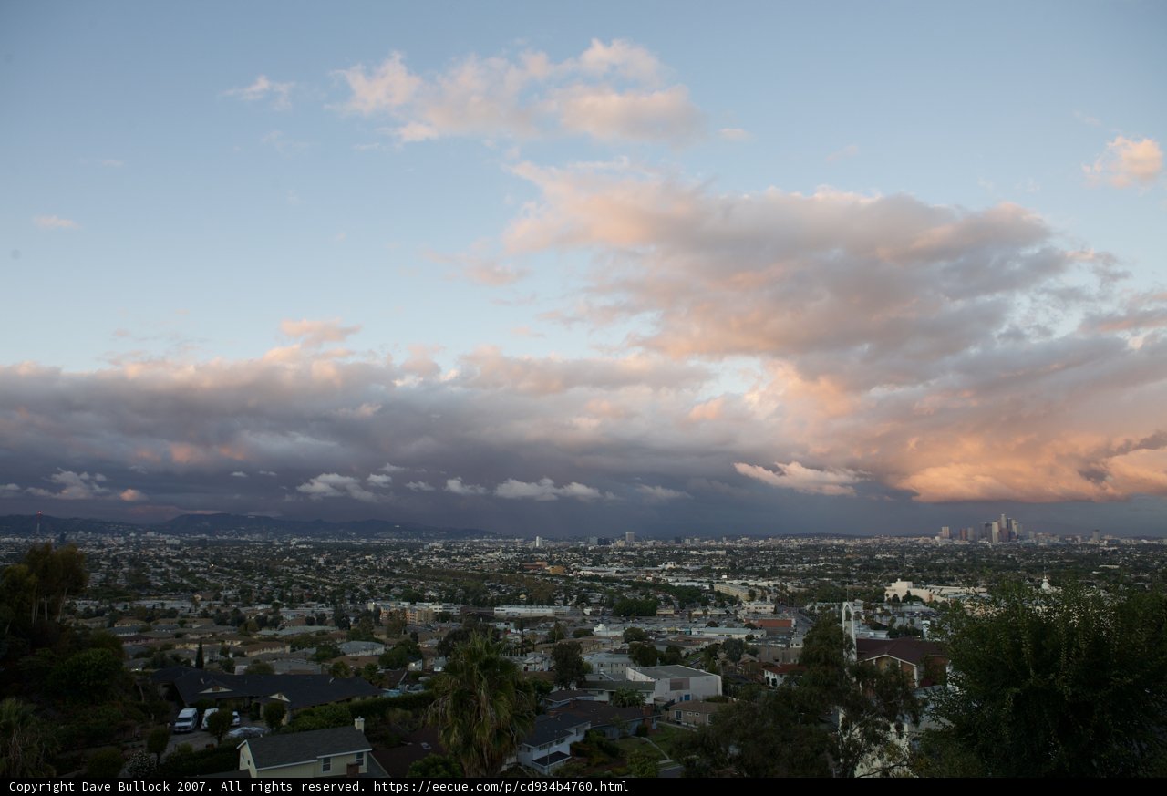 Stormy Skies Over the Urban Scenery