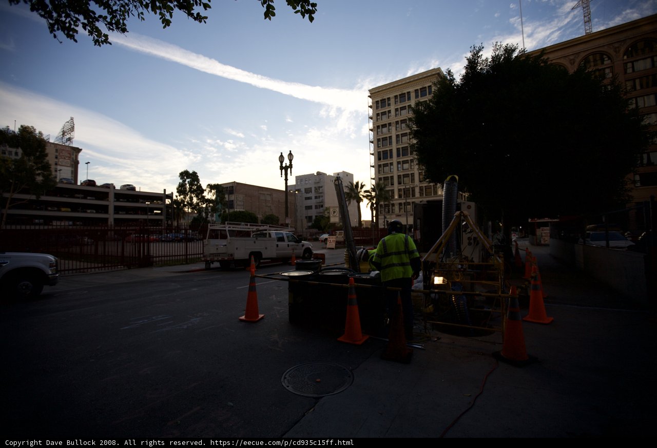Construction Worker in the Urban Landscape