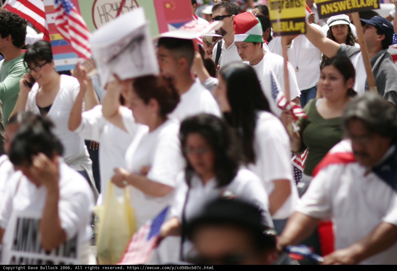 Protesters Marching Through the Streets