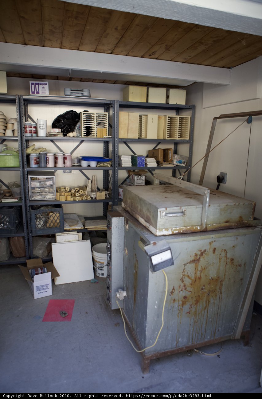 Industrial Workshop Sink and Shelves