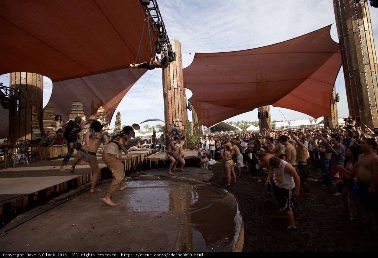 Captivated Crowd at Coachella Stage