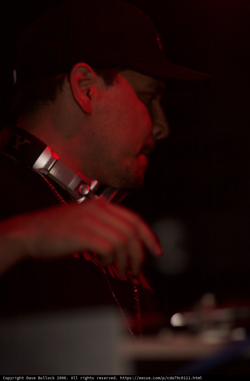 Man with Baseball Cap and Microphone