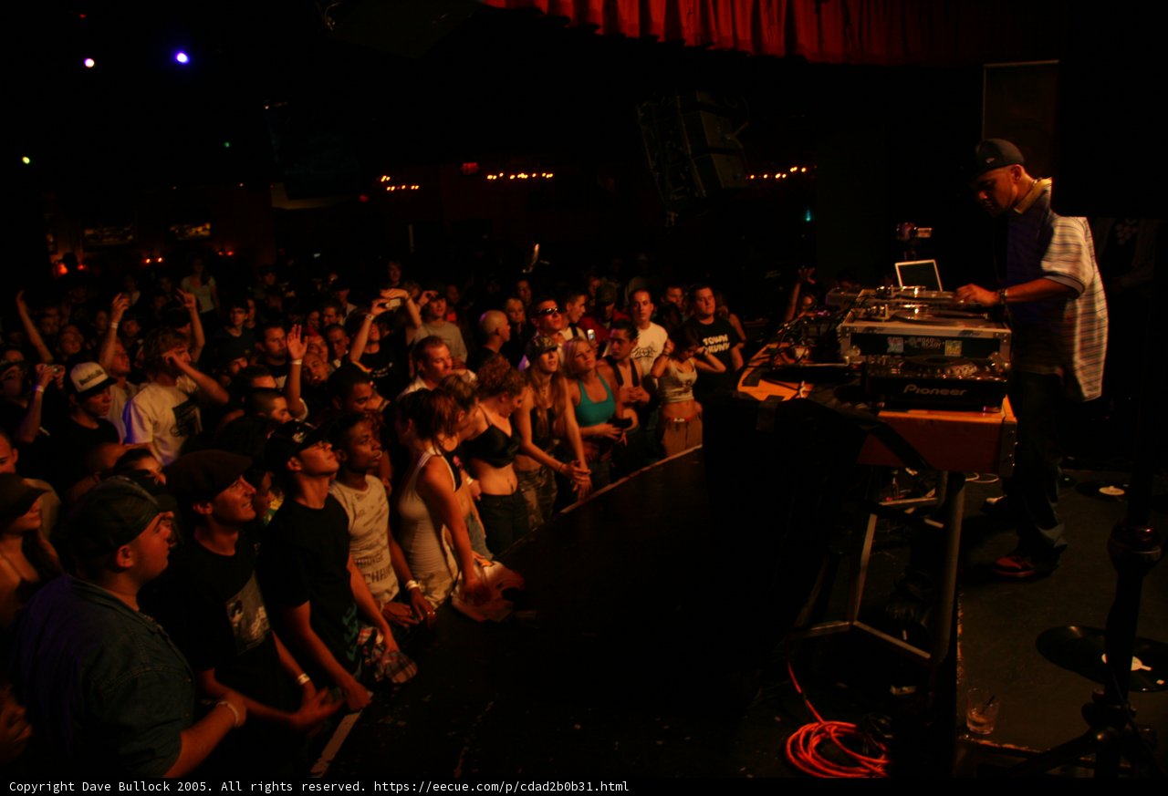 DJ Drops the Beat at Urban Nightclub