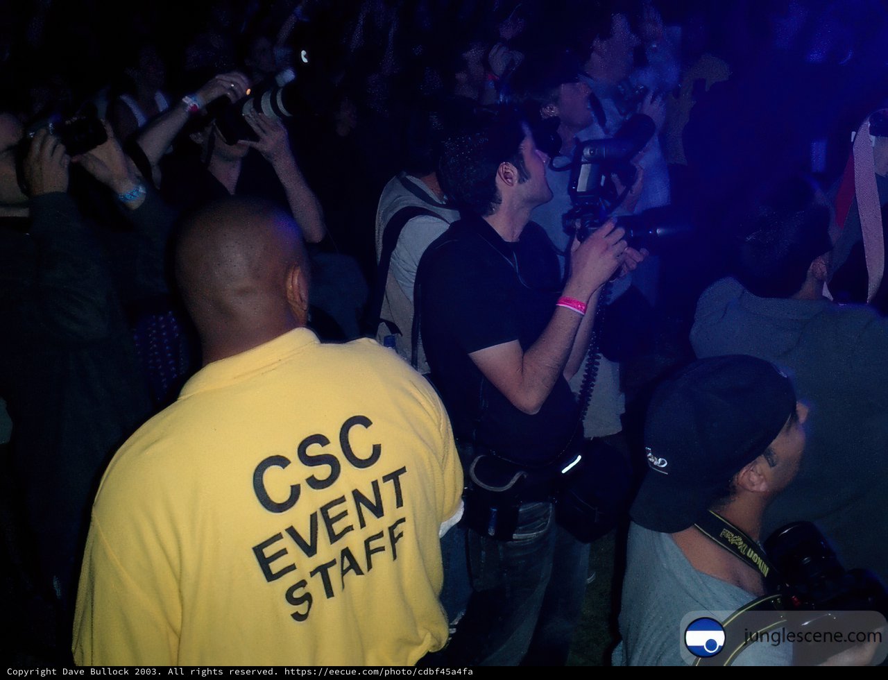 Yellow-Shirted Man in the Midst of the Club Crowd