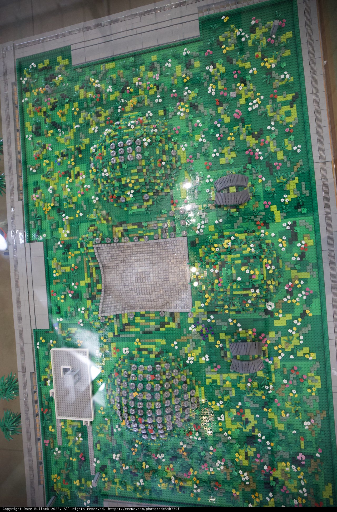 LEGO Garden Design: Aerial View of Miniature Landscape