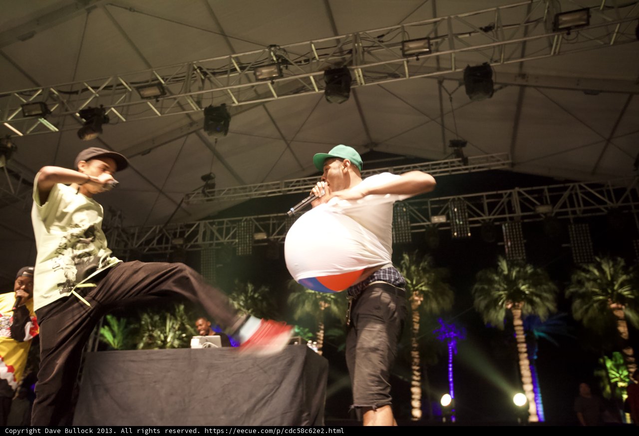 High-Flying Performance on Coachella Stage